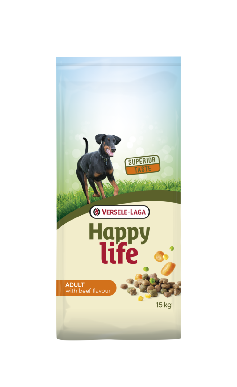 Adulto C_Carne 15Kg - Happy Life