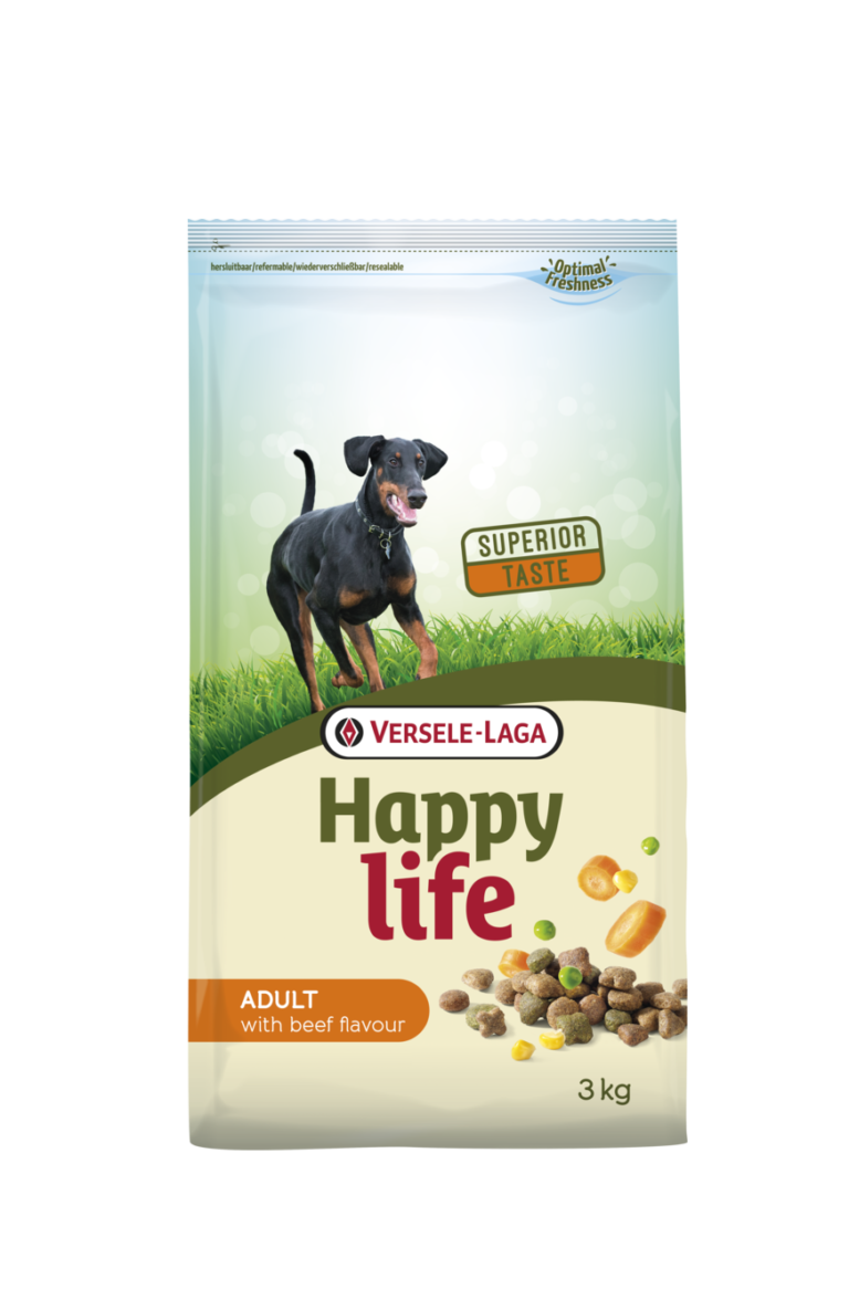 Adulto C_Carne 3Kg - Happy Life