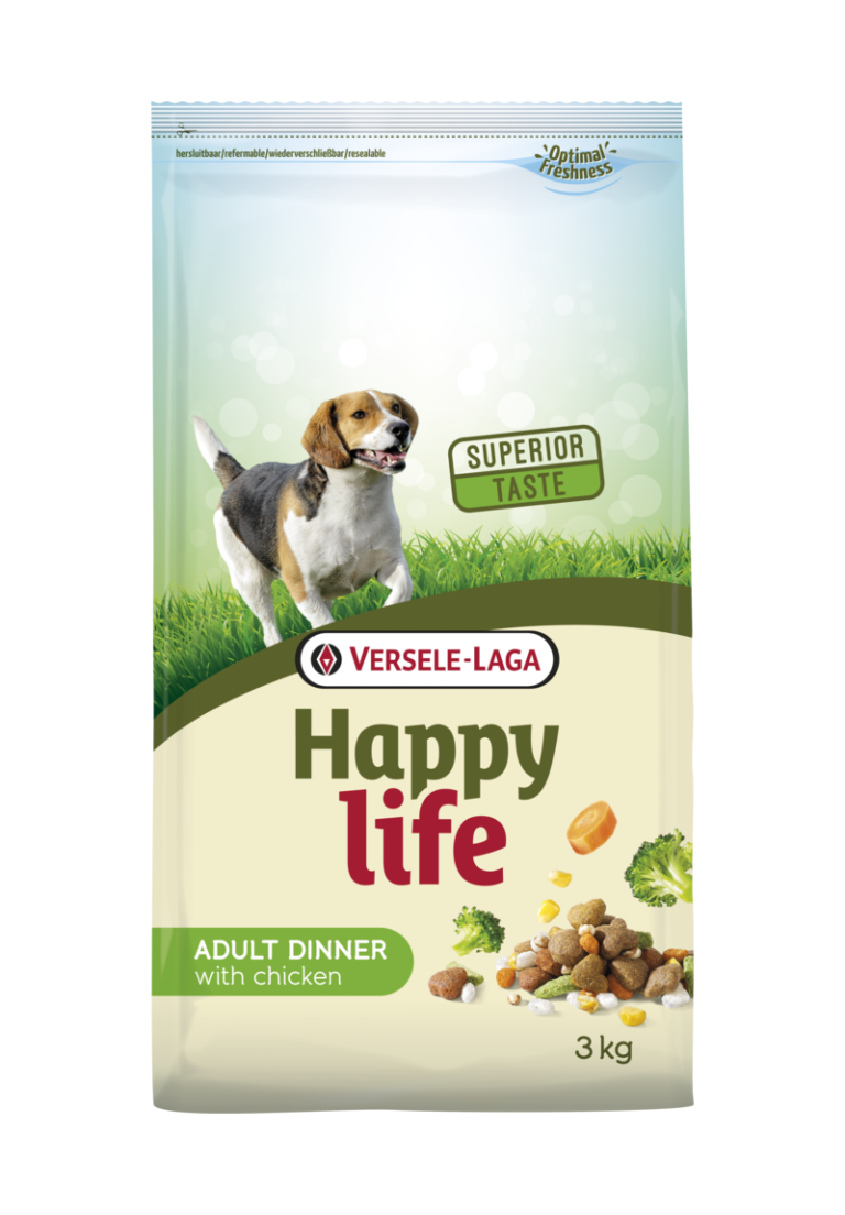 Adulto Dinner de Frango 3Kg - Happy Life