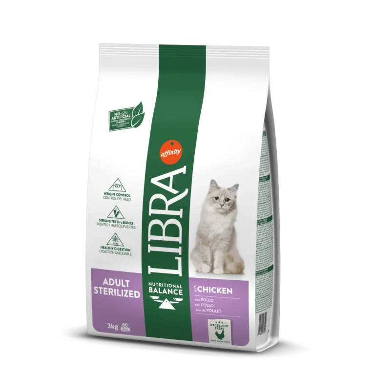 Adulto Cat Esterilizado Frango 3kg - Libra