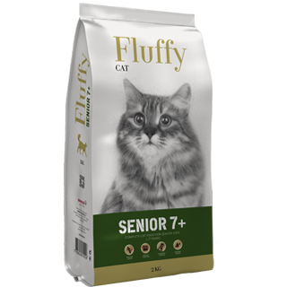 Fluffy Cat Senior 7+ 2Kg