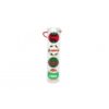 Occasions Balls 4-PK Medium (Xmas Edition) - Kong