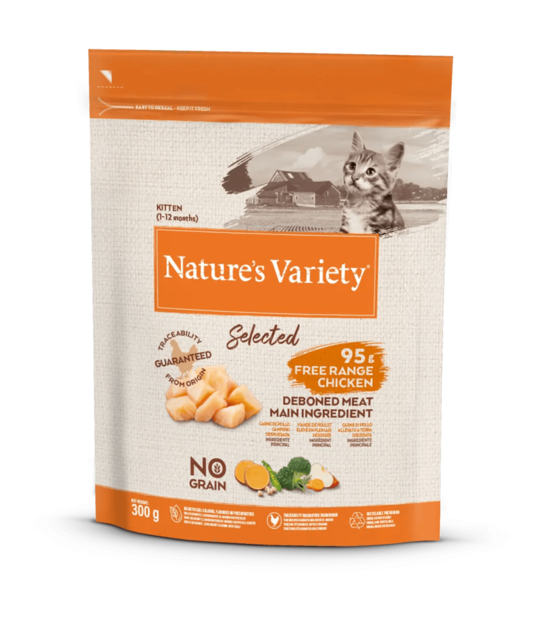 Kitten Frango do Campo 0,3Kg - Selected