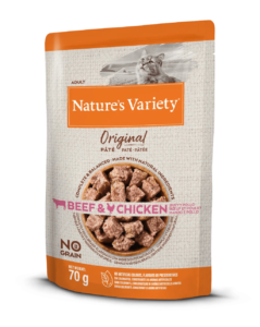 Cat Wet Vaca e Frango 12x 70Gr - Nature's Variety