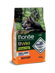 Dog Grain Free All Breeds Puppy/Junior Pato e Batatas 2,5Kg - BWild