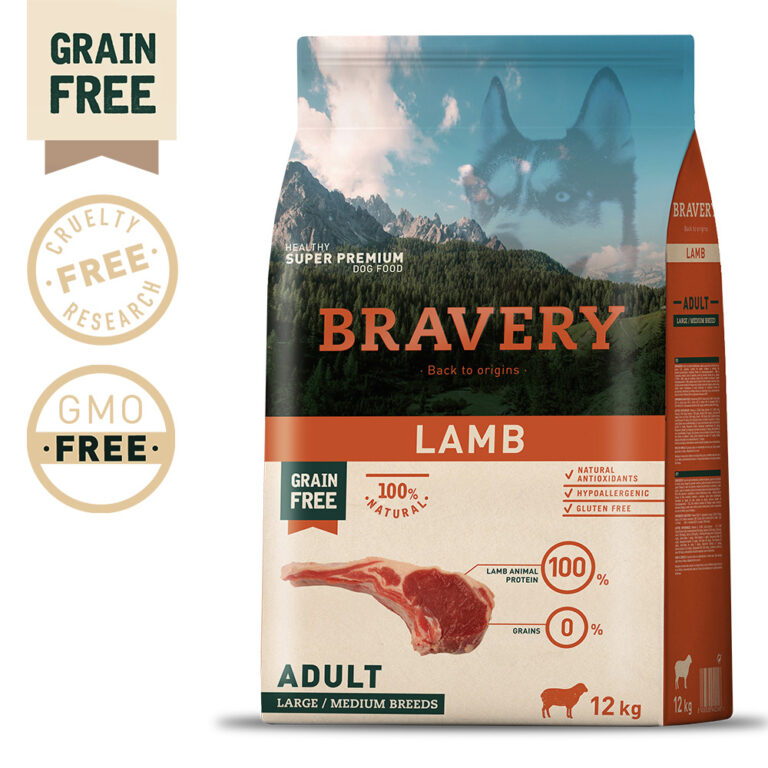Bravery Dog Adult Lamb 12kg