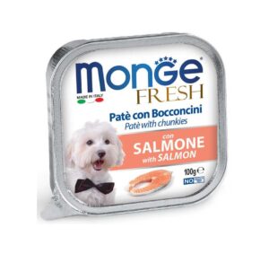 Dog Adulto Wet Fresh Patê C/Salmão 100Gr - Monge