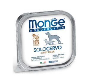 Dog Wet Monoproteico All Breeds Veado 150Gr - Monge