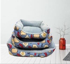 Cama Retangular Impermeável Ovo Estrelado - BPS