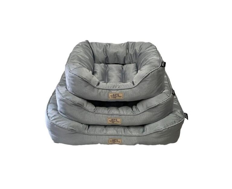 Cama Quadrada Cinzenta