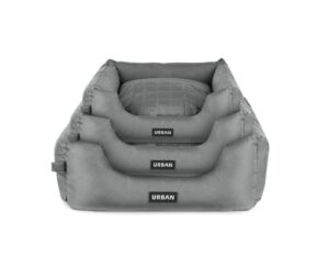 Cama Quadrada Cinzenta Algodão - BPS