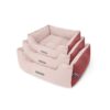 Cama Quadrada Rosa e Vermelho - BPS
