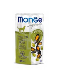 Cat Wet Adulto Supreme Atum, Mexilhão e Azeitonas 80Gr