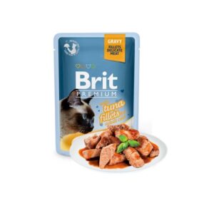 Cat Fillets Gravy C/Atum 85Gr - Brit