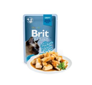 Cat Fillets Gravy C/Frango 85Gr - Brit