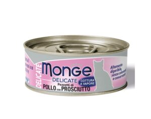Cat Wet Delicate Frango e Fiambre 80Gr - Monge