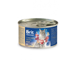 Cat Wet Adulto Frango C/Vaca 200Gr - Brit