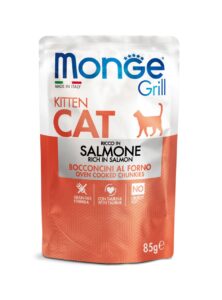 Cat Wet Grill Kitten Salmão 85Gr