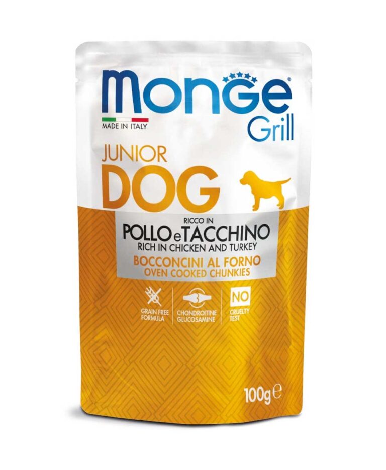 Dog Wet Grill Junior Frango e Peru 100Gr - Monge