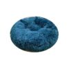 Cama Redonda C/Pelo 80Cm Azul Escuro