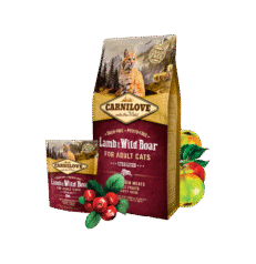 Cat Adult Sterilized Lamb e Wild Boar 6Kg - Carnilove