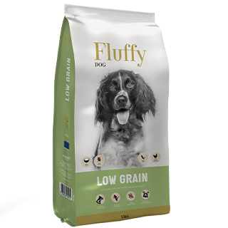 Fluffy Dog Low Grain 15Kg
