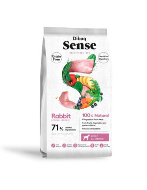 Dog Adult All Breeds Coelho (Grain-Free) Hypoallergenic – Dibaq Sense