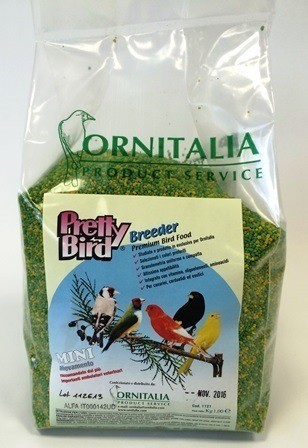 Breeder Mini Verde / Amarelo 2.5Kg Ornitalia