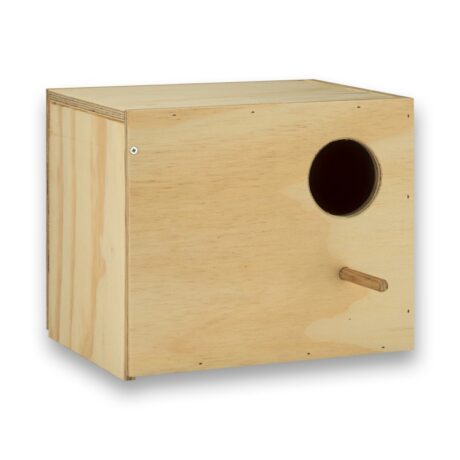 Ninho com gaveta para periquitos ingleses (Direita)