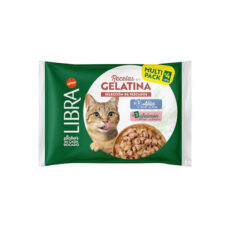 Gelatina Atum e Salmao 85gx4 gato - Libra