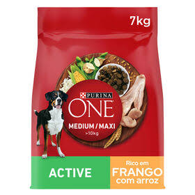 Cão Medium Maxi Active Frango 7kg - Purina One